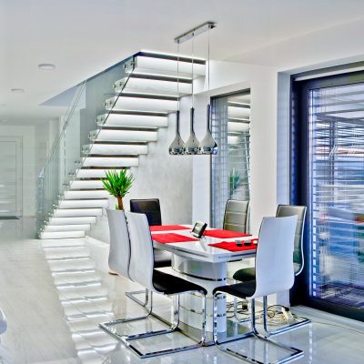 Schodisko so skleneným zábradlím Vlčie Doly